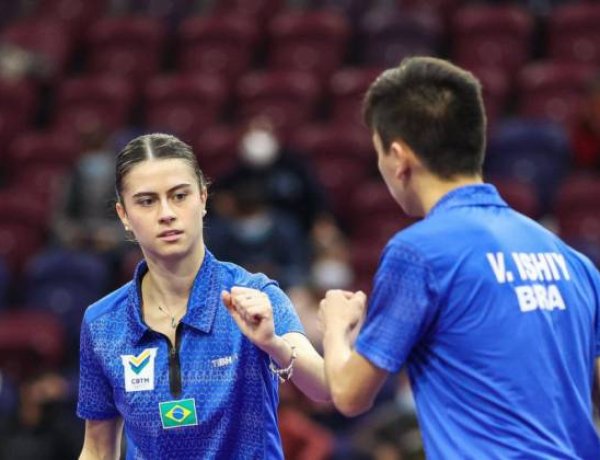 Dupla Takahashi e Ishiy faturam ouro no Pan-Americano de tênis de mesa